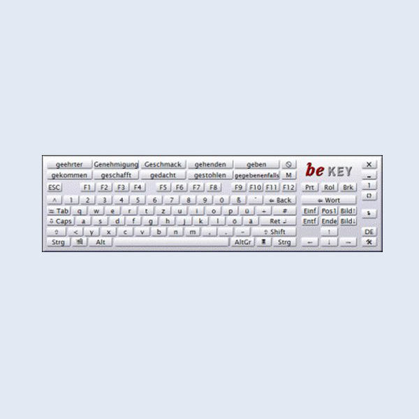 BeKeys Bildschirmtastatur